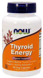 Thyroid Energy formula combines integral constituents of thyroid hormone, Iodine (from Kelp) and Tyrosine with the minerals Selenium, Zinc and Copper..